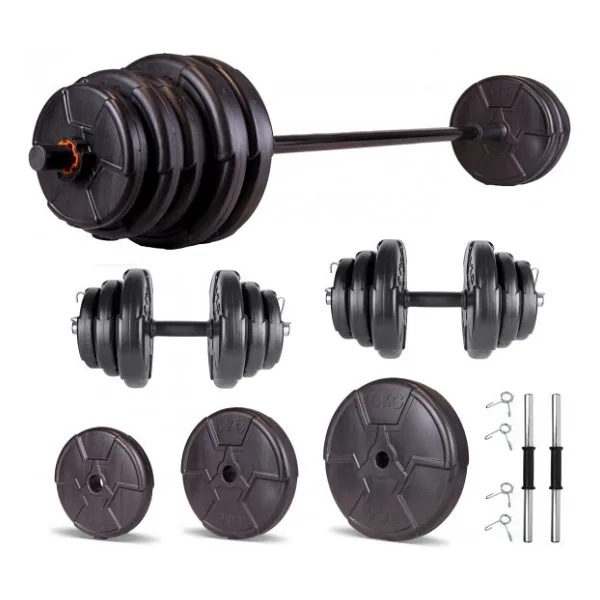 Ecg Hero Serisi 95 kg Z Bar Dambıl ve Halter Seti