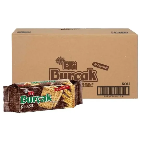 Eti Burçak Klasik Bisküvi 131 gr 24'lü