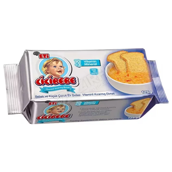Eti Cicibebe Vitaminli Bebe Ekmeği 125 gr