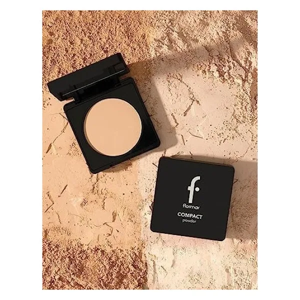 Flormar Yüksek Pigmentli & Yarı Mat 091 Medium Cream Rose 11 gr Kompakt Pudra