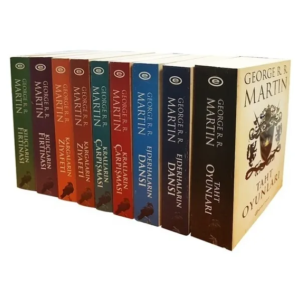 Game Of Thrones Taht Oyunları 9 Kitap Set - George R. R. Martin
