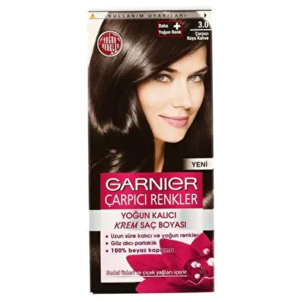 Garnier Çarpıcı Renkler 3.0 Çarpıcı Koyu Kahve Saç Boyası