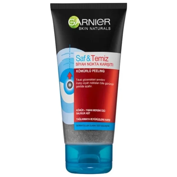 Garnier Saf & Kömürlü Siyah Nokta Karşıtı Peeling Kömür+Salisilik Asit 150ML