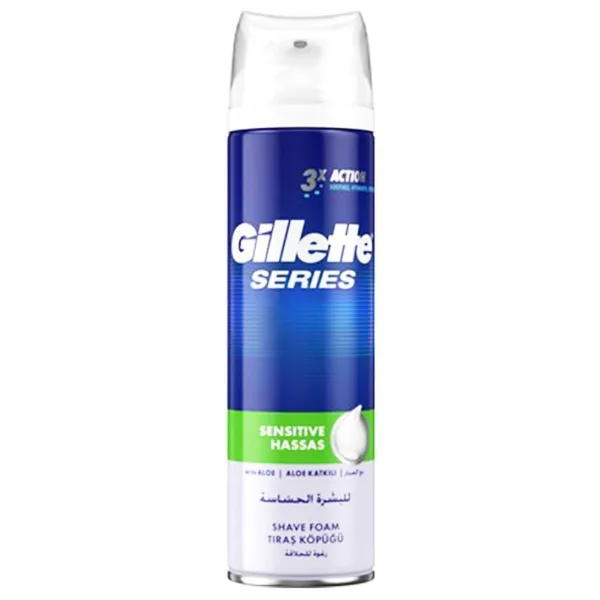 Gillette Series 3x Hassas 200 + 50 ml Tıraş Jeli