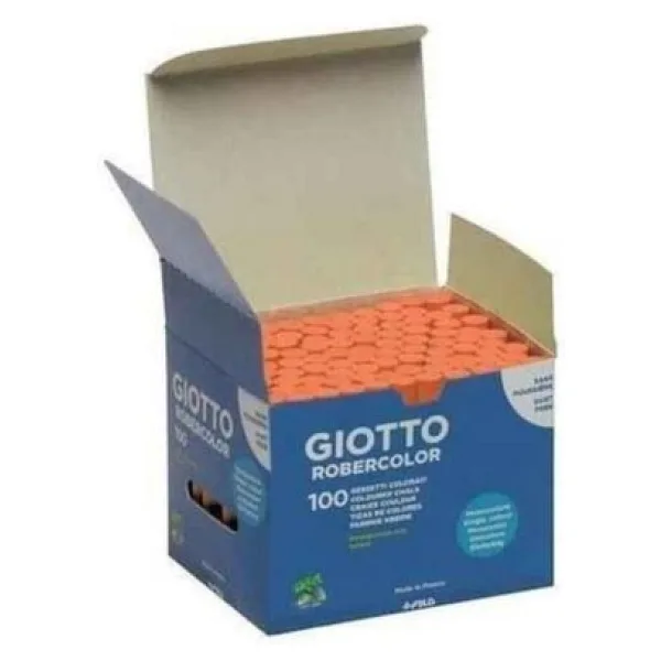 Giotto Robercolor Tozsuz 100'lü Turuncu Tebeşir