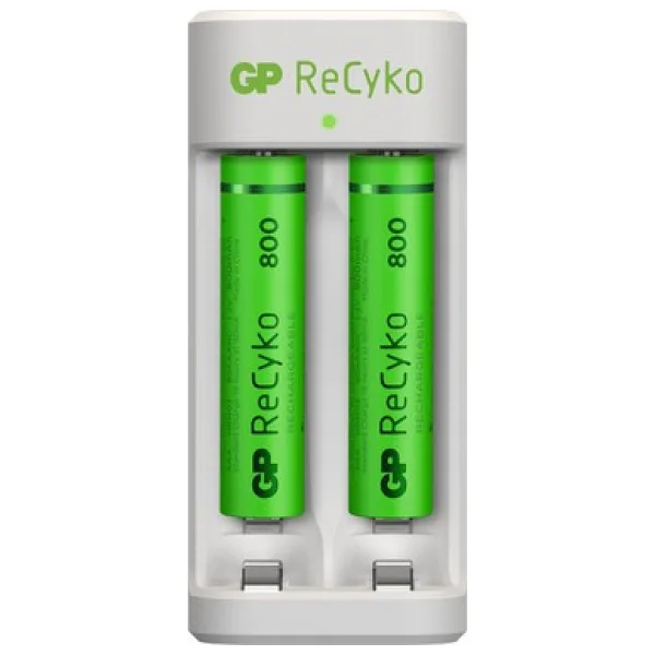 GP E211 USB 2'li Pil Şarj Cihazı (Pilsiz)