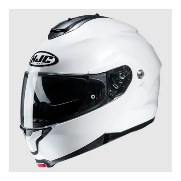 HJC C91N Çene Açılır İnci Beyazı Motor Kaskı