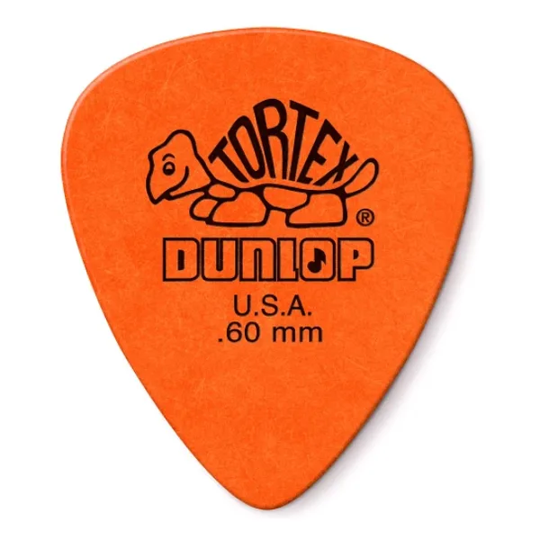 Jim Dunlop Standart, 0,60 mm, Turuncu Gitar Pick, 72'li Paket