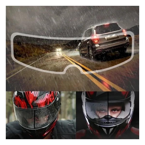 Kask Yağmur Kaydırıcı - Anti-sis Hidrofobik Film