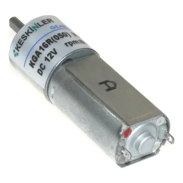 KGA-16 12V 60Rpm Redüktörlü Dc Motor