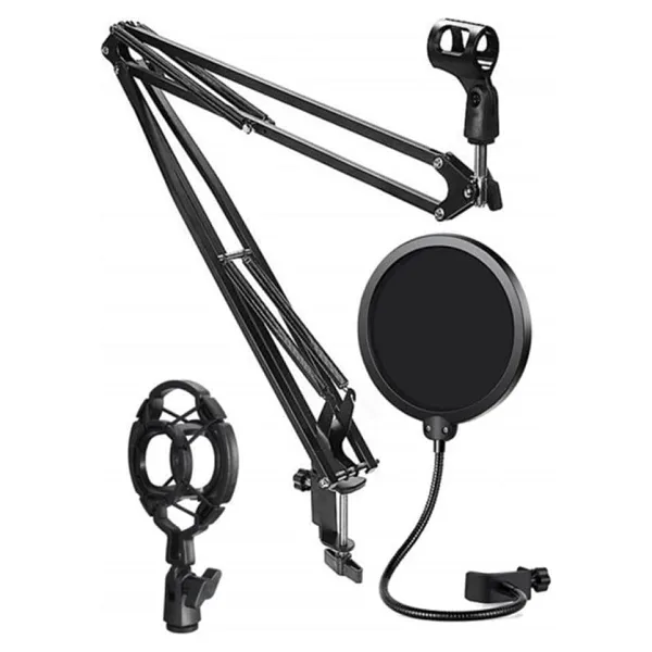 Lastvoice Nb39hyp Set Stüdyo Mikrofon Için Stand Shock Mount Filtre (35X35 CM)
