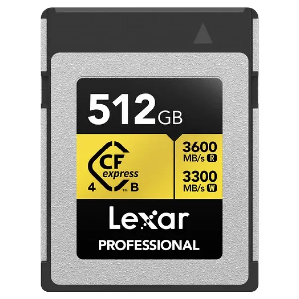 Lexar Professional Gold CFexpress 4.0 Type-B 512 GB Hafıza Kartı