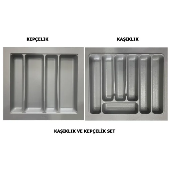 LİDER 55x49 Çekmece İçi Kepçelik ve 55x49 Kaşıklık İkili Set