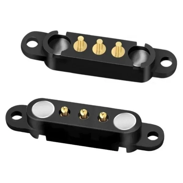 LK-3PIN-2080404 3-Pin 2.54mm Pogo Pin Manyetik Konnektör Takımı - Kulaklı