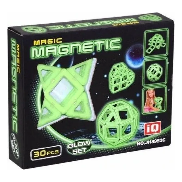 Magic Magnetic Sihirli Parlayan Manyetik Set 30 Parça JH8952C