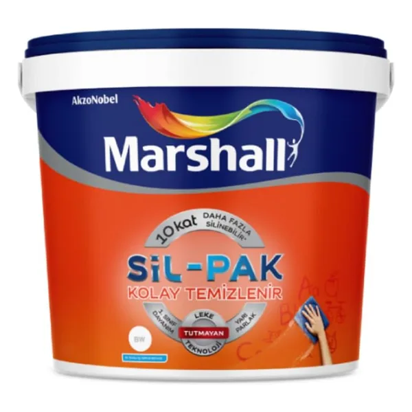 Marshall Sil-Pak Silikonlu 7.5 lt İç Cephe Boyası - Çakıl Taşı