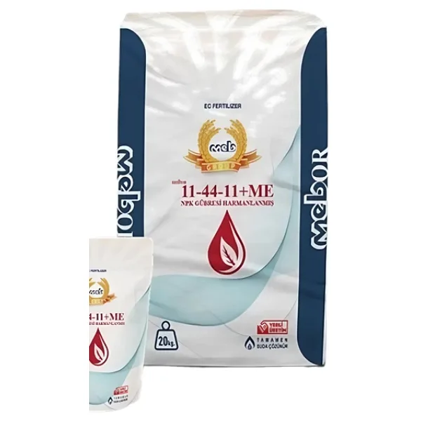 Mebor 11-44-11 Harmanlanmış Npk Gübresi 25 Kg, Azot, Fosfor, Potasyum, Bor, Bakır, Demir, Mangan