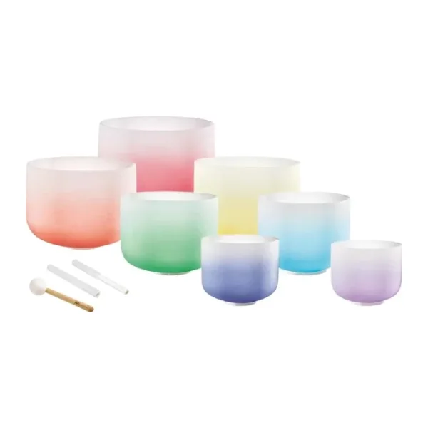 Meinl Sonic Energy CSBCSETCHA Crystal Singing Bowl 7 Parça Chakra Set