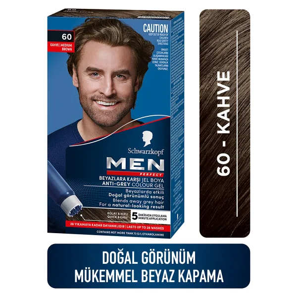 Men Perfect 60 Kahve Erkek Saç Boyası