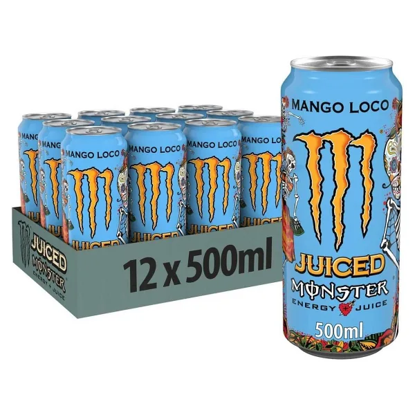 Monster Mango Loco Enerji İçeceği 12x500 ml