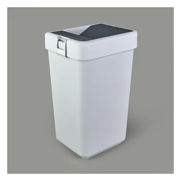 Motek Comfort Çöp Kovası - Gri - 25 lt