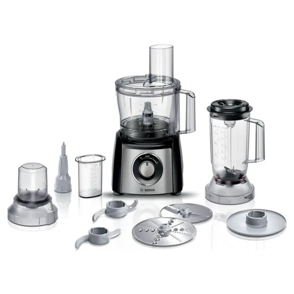 Multitalent 3 Hamur Yoğurma Blender Ve Öğütücü Hepsi Bir Arada 800 W Mutfak Robotu Siyah