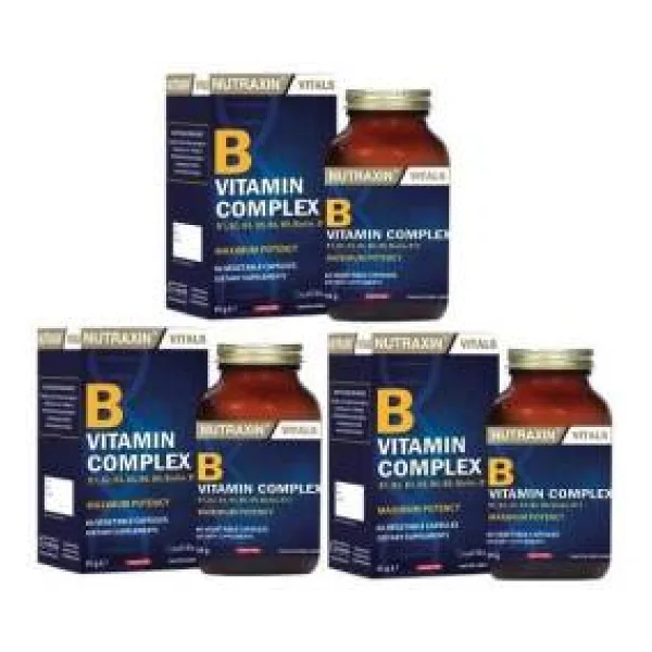 Nutraxin B Vitamin Complex 60 Tablet 3 Adet