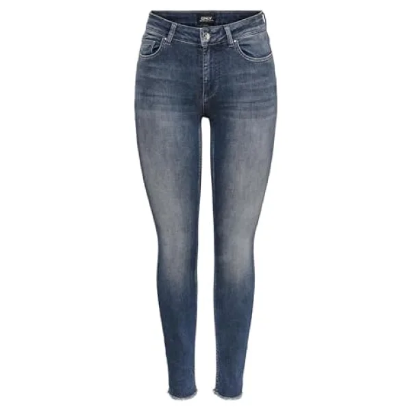 ONLY Female Skinny Jeans ONLBLUSH Orta Bel Skinny Fit Jeans, Special Blue Grey Denim, L / 30L