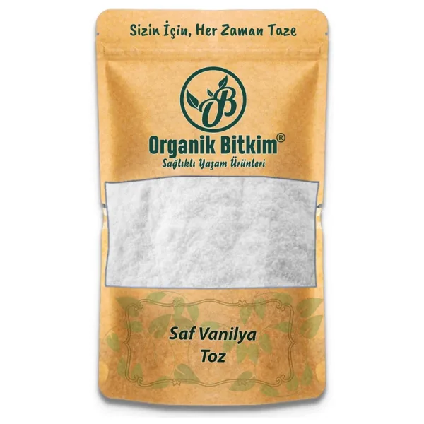 Organik Bitkim 100 gr Toz Saf Vanilya