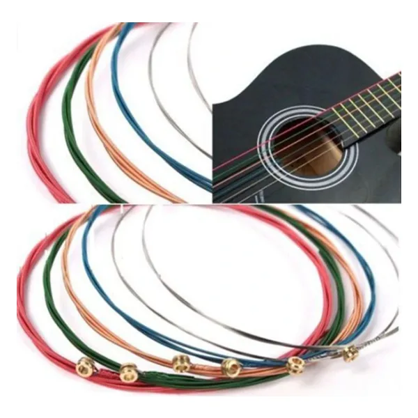 Orphee Tx620-C (10-47) Akustik Gitarlar İçin Renkli Tel Seti