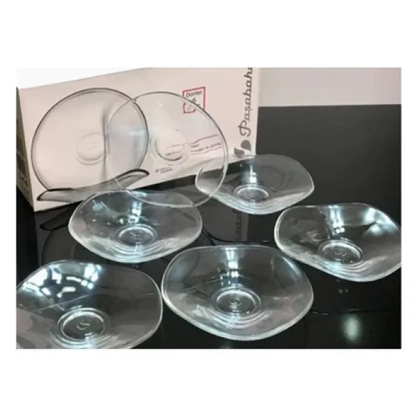 Paşabahçe 54631 Dantel 6'lı Çay Tabağı
