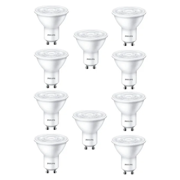 Philips 4,7W (50W) 2700K (Sarı Işık) GU10 Duylu PAR16 LED Spot (10 Adet)