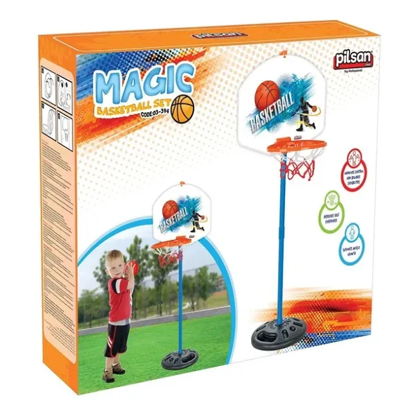 Pilsan 03-394 Magic Ayaklı Basketbol Seti
