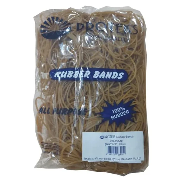 Proteks Ambalaj Lastiği%100 Kauçuk Lastik 250 Gr 70 mm Poşet