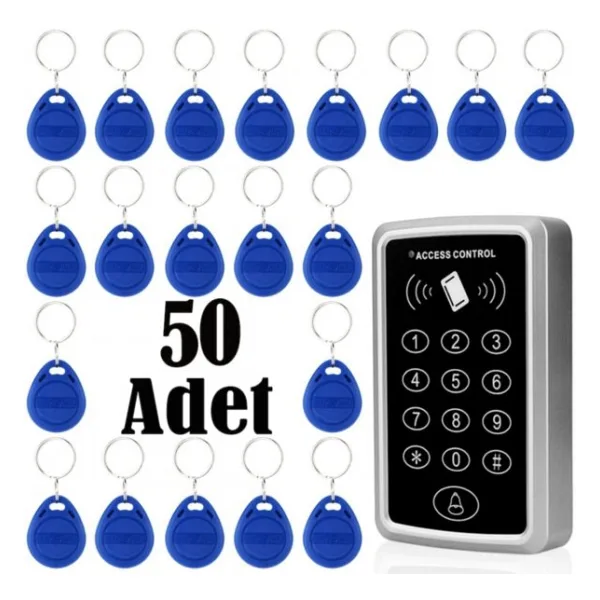 Rfid Şifreli Kapı Kilidi- Kartlı Geçiş Kontrol sistemi