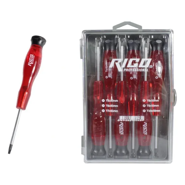 Rico 6'lı Elektronikçi Torx Saatçi Torx Tornavida Seti 50MM
