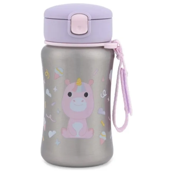 Skip Hop Besties Squad Unicorn 350 ml Pipetli Paslanmaz Çelik Suluk