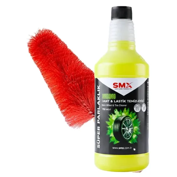 SMX Neon Jant & Lastik Temizleyici 750 ml.+ Jant Temizleme Fırçası