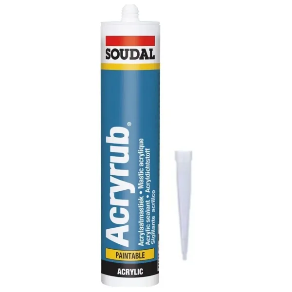 Soudal Acryrub Silikonize 500 gr Gri Mastik
