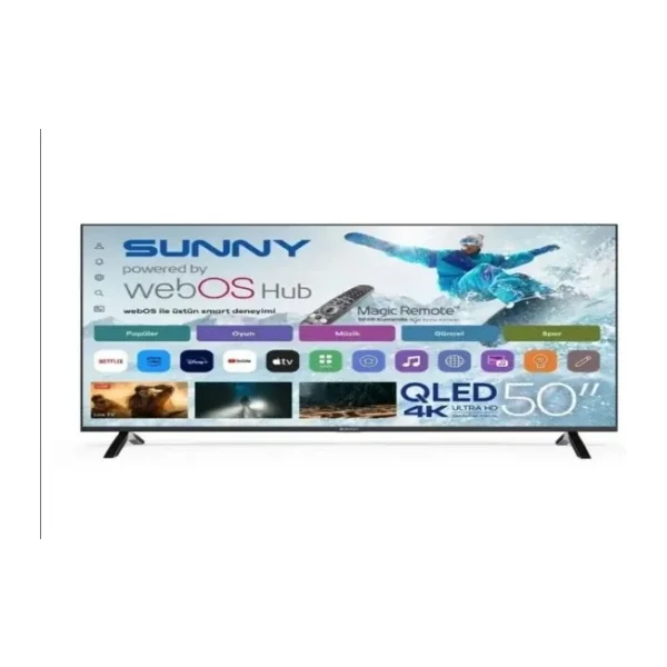 Sunny SN50QUPRL-W02M 4K Ultra HD 50" 127 Ekran Uydu Alıcılı Smart LED TV