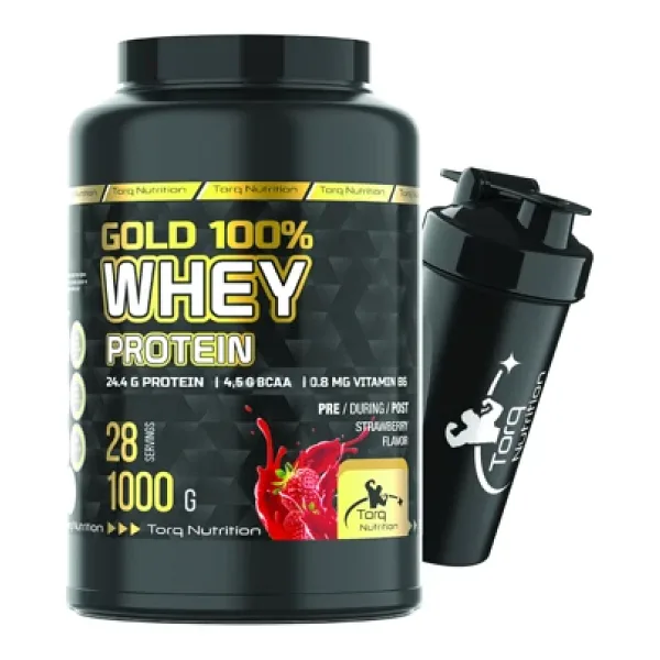 Torq Nutrition Nutrition Gold 1000 gr Çilek Aromalı Whey Protein Tozu