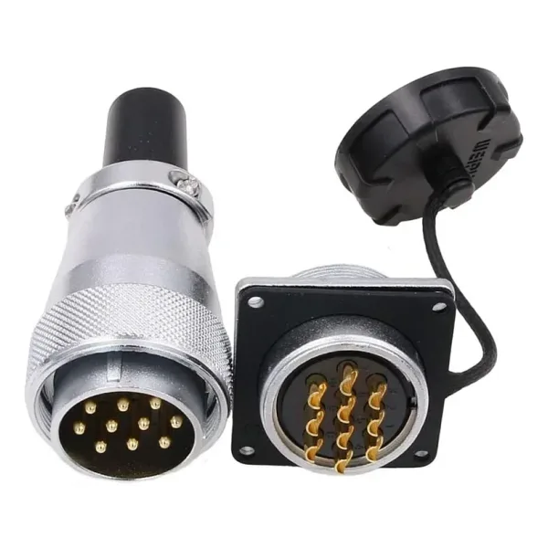 TPWS24 10 Pin 24mm Su Geçirmez Konnektör Takımı