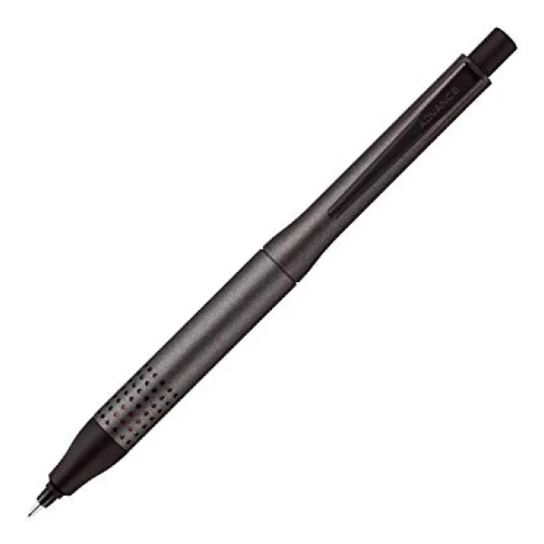 uni Kurutoga Advance Yükseltme Modeli 0,5 mm Mekanik Kalem, Tabanca Metalik Gövde (M510301P.43), Siyah