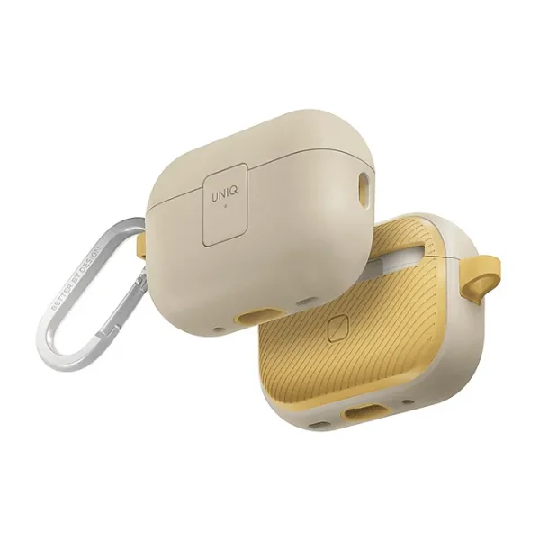 Uniq Clyde Kilitli 2. Nesil AirPods Pro 2 Kulaklık Kılıfı - Sarı