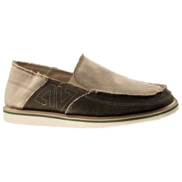 Vaneda 1216 Lınen Espadrıl Keten Erkek Günlük Ayakkabı - Haki - 42