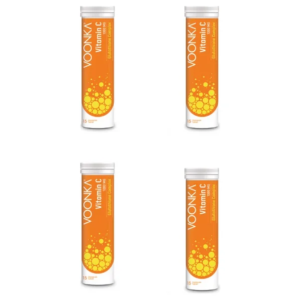 Voonka Vitamin C , Glutatyon Complex 15 Efervesan Tablet X4 Adet