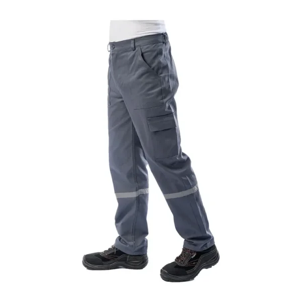 16/12 Gabardin Yazlık İş Pantolonu Gri/Lacivert