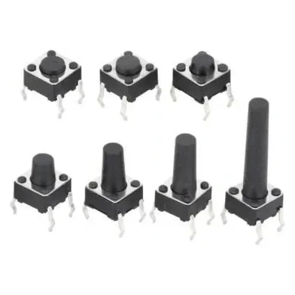 6x6x12mm 4 Pinli Push Buton - Tact Switch