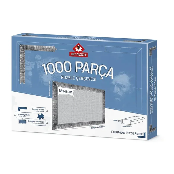 Art Puzzle 1000 Parça Gümüş Demonte Puzzle Çerçevesi