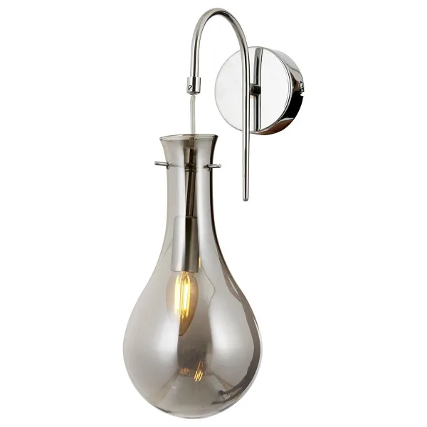 AVONNI AP-60092-1K Krom Kaplama Aplik E14 Metal Cam 15cm